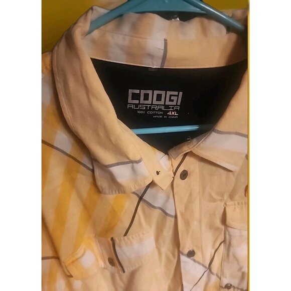 AUTHENTIC Coogi AUSTRALIA Shirt Mens 4XL Button Up VINTAGE Y2K EXCELLENT CR50 - Picture 2 of 7